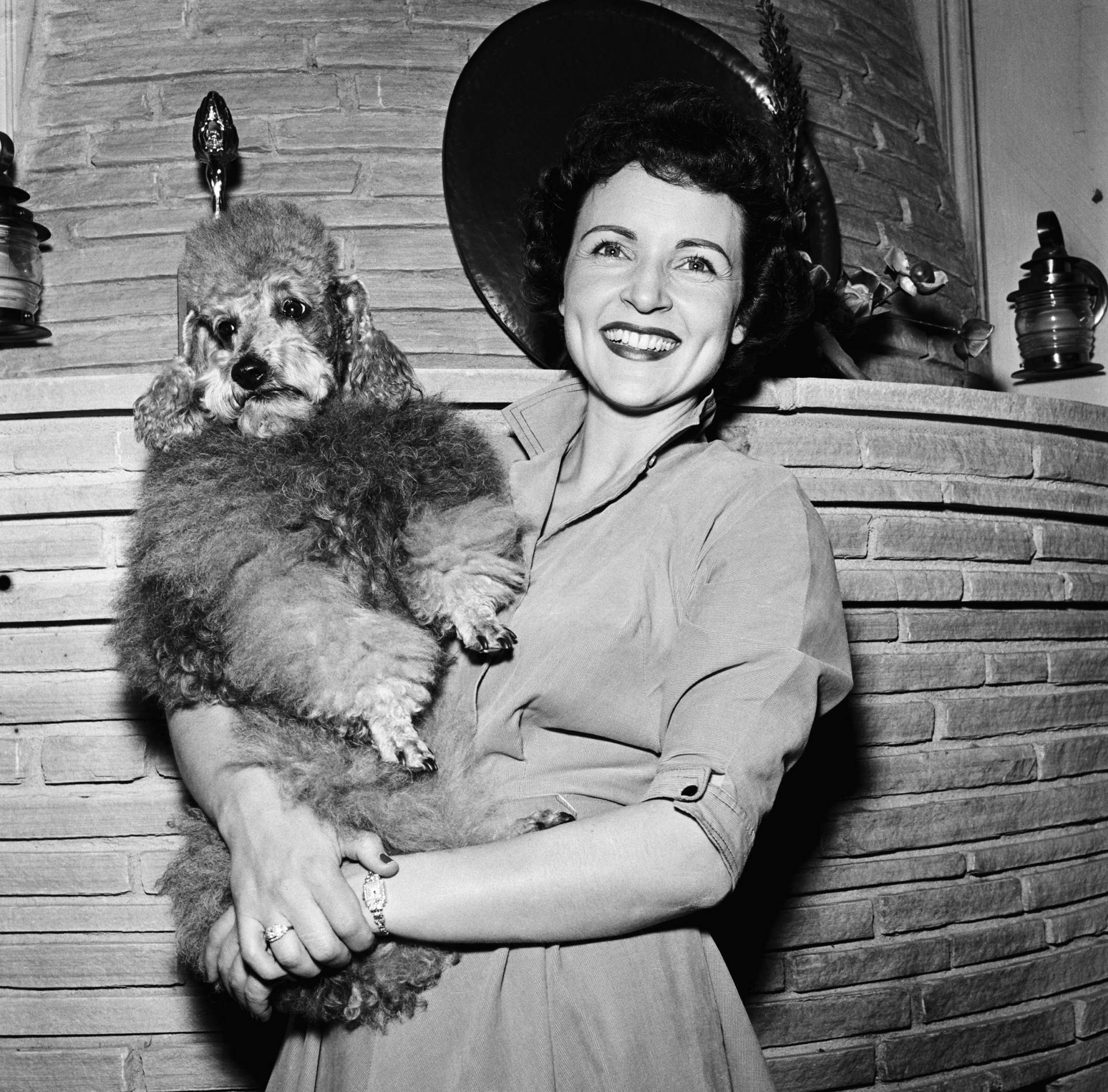 Betty White And Danny Dog Background