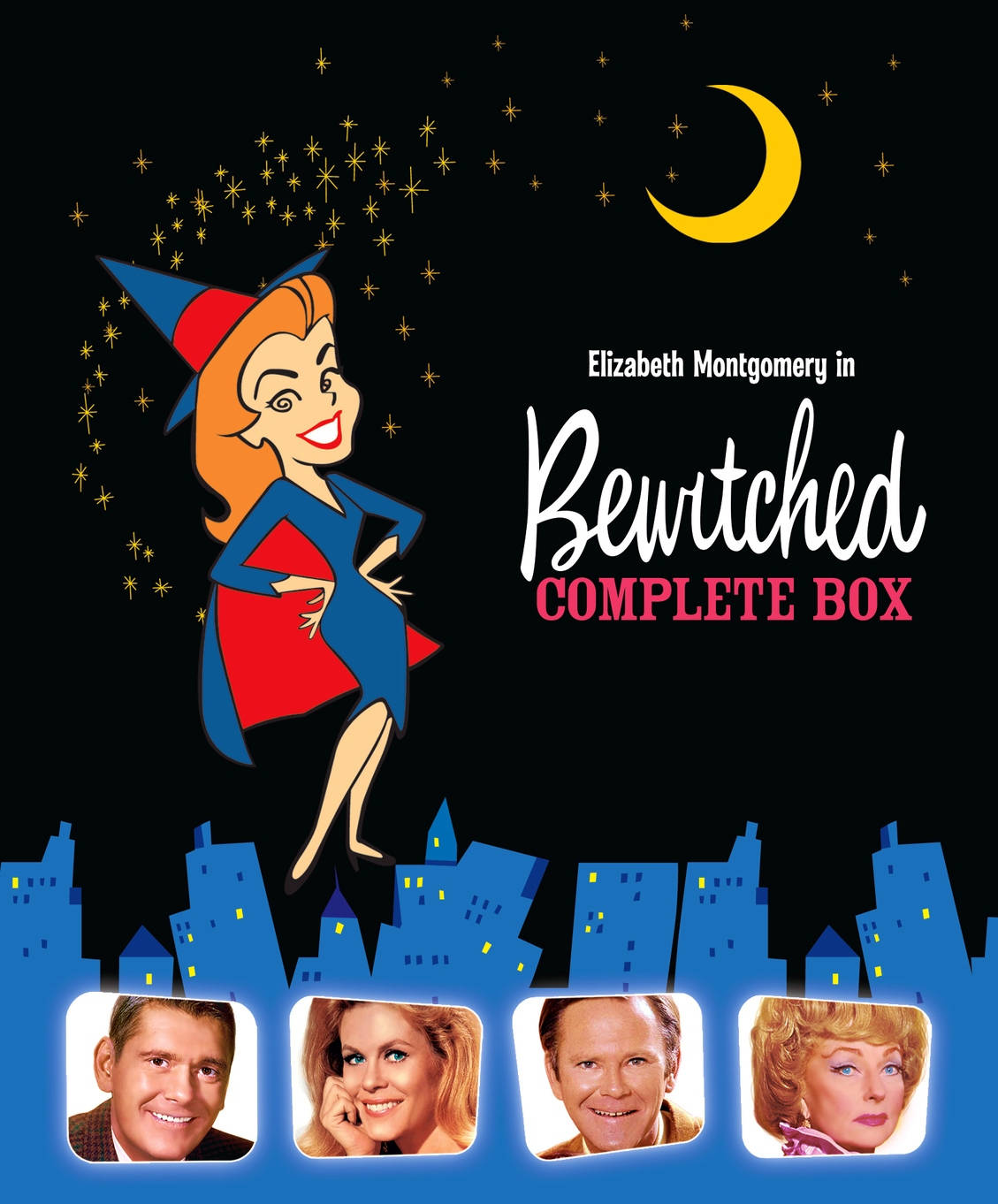 Bewitched Movie Cartoon Poster Background