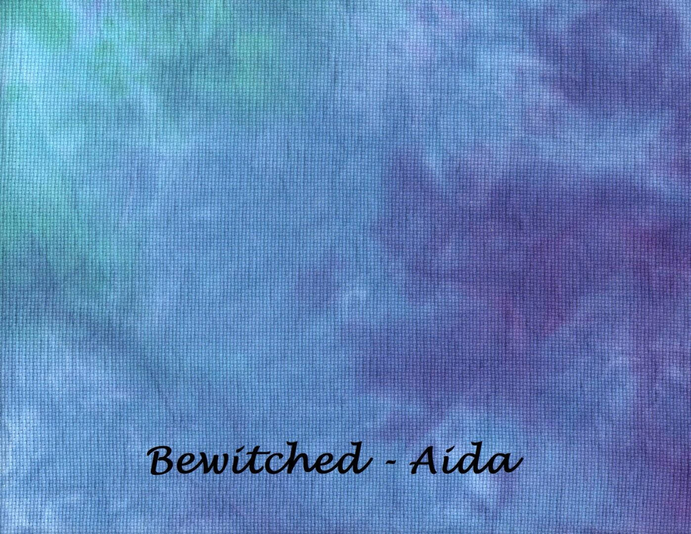 Bewitched On Blue Textile Background