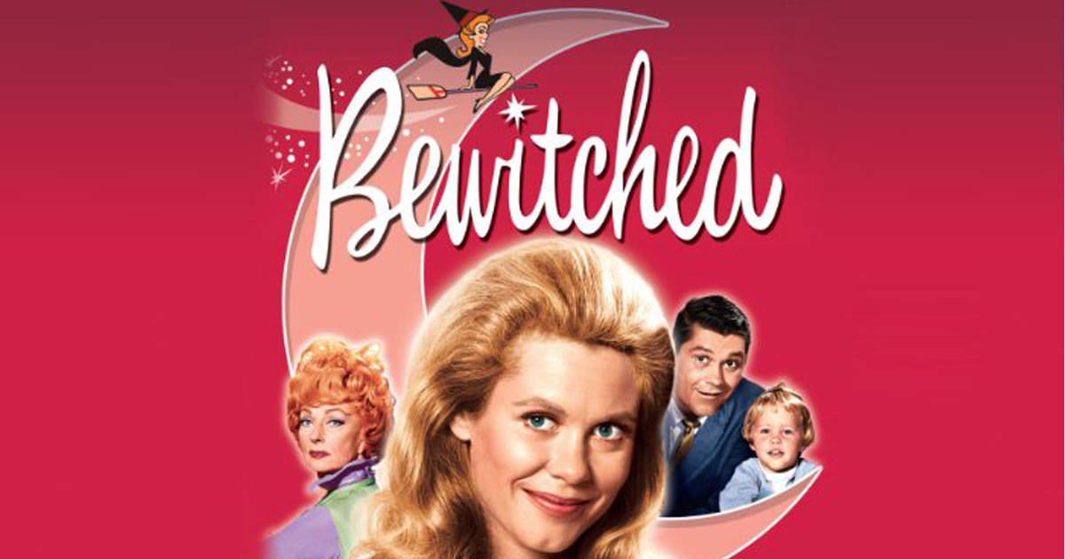 Bewitched Pink Show Poster Background