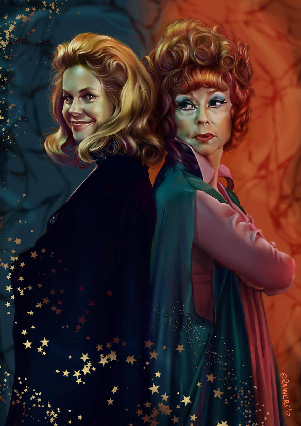 Bewitched Samantha And Endora