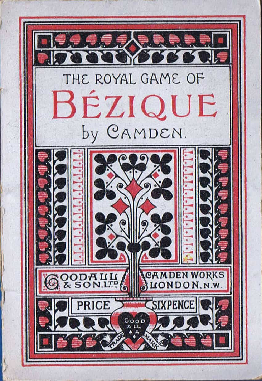 Bezique Old Card Background