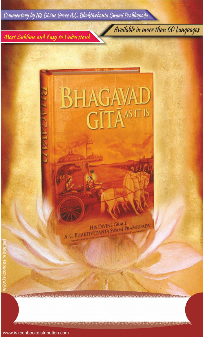 Bhagavad Gita As It Is Book Background