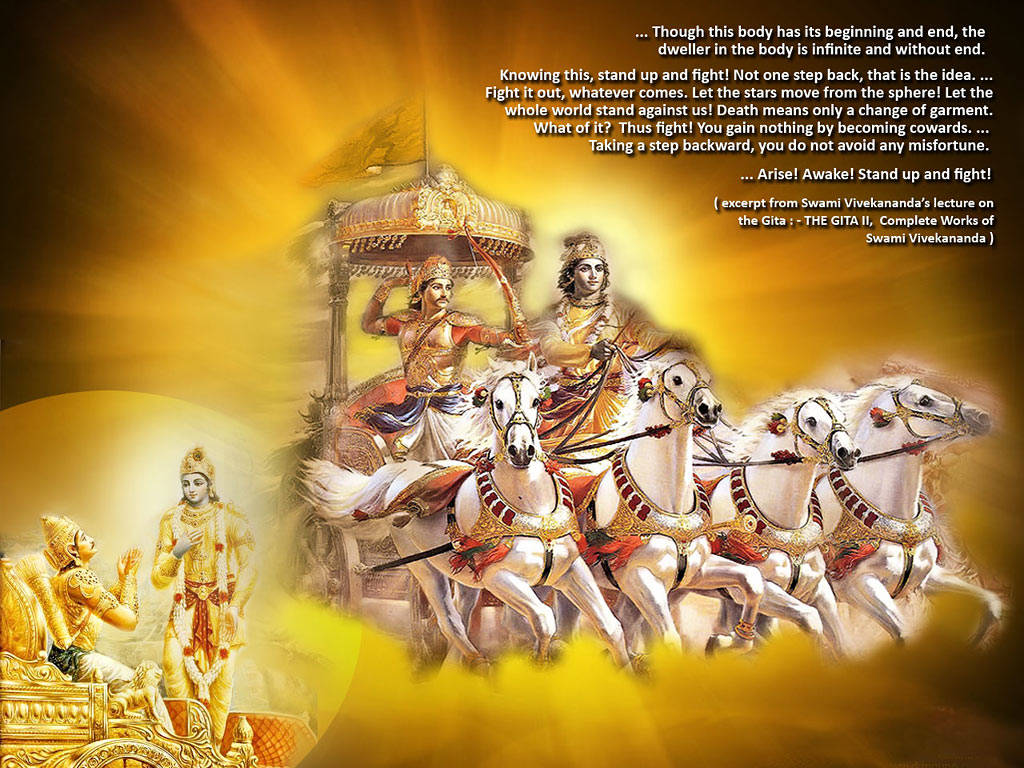 Bhagavad Gita Inspired Art Of Swami Vivekananda