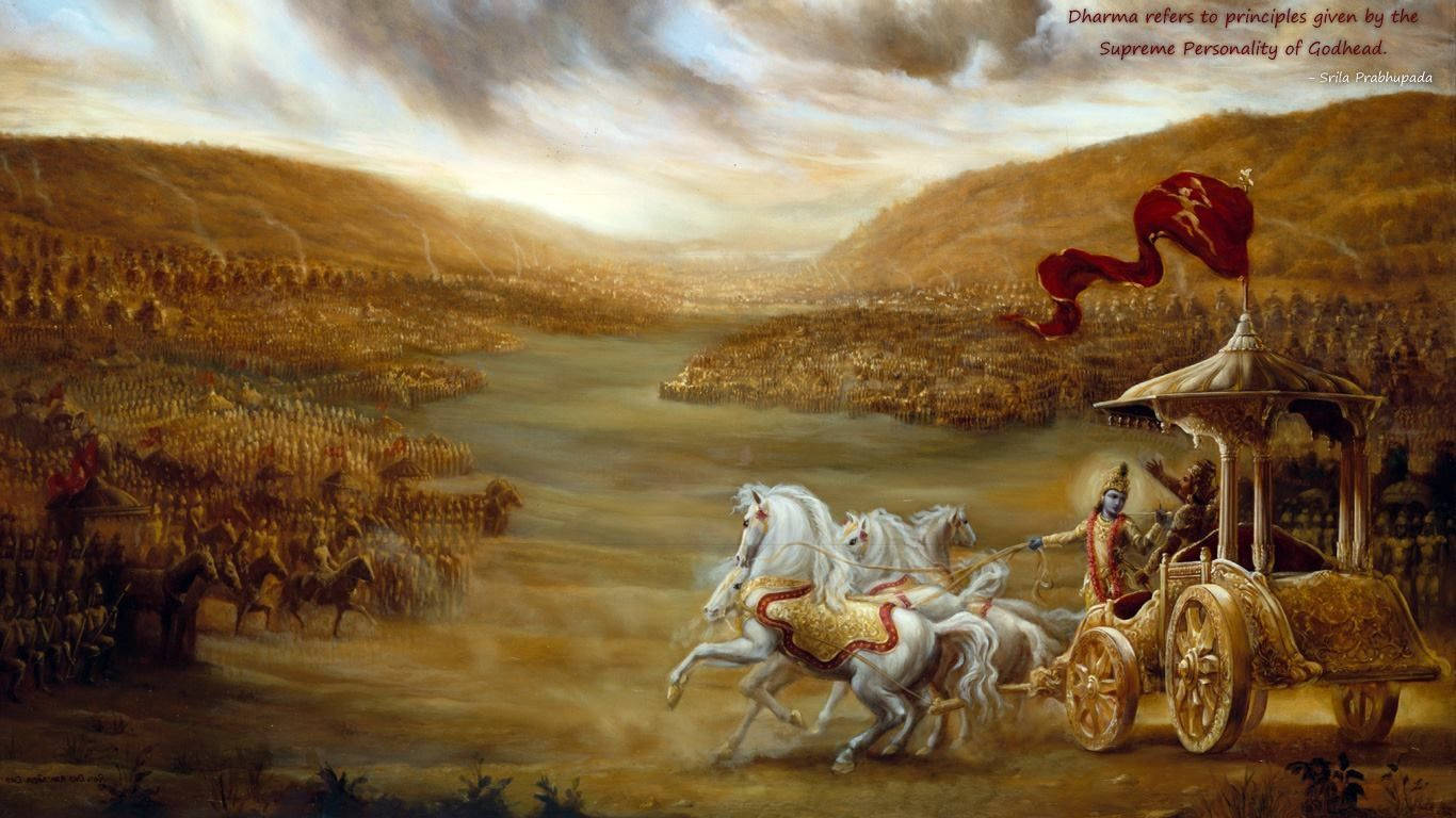 Bhagavad Gita Kurukshetra War Background