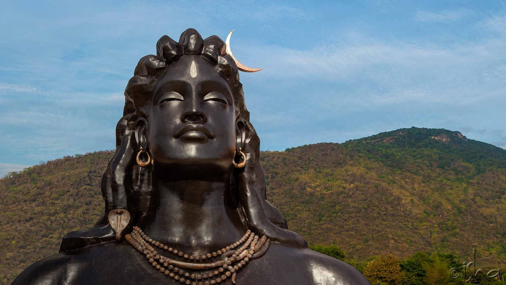 Bholenath Hd Shiva Statue Mountain Background