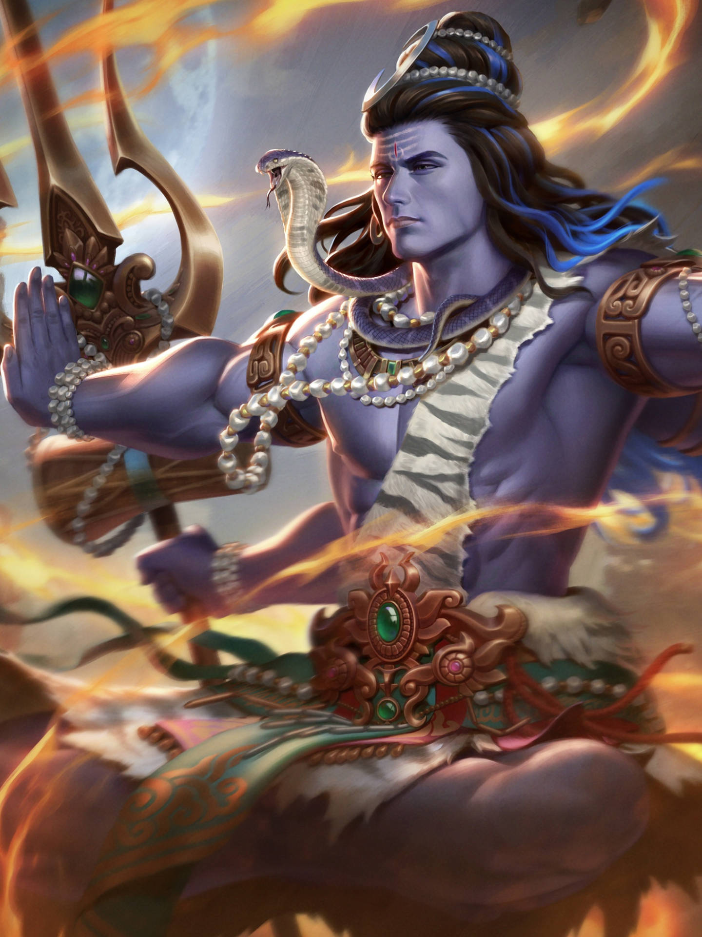 Bholenath Hd Supreme Protector Shiva Smite