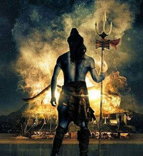 Bholenath Looking At Fire 3d Background