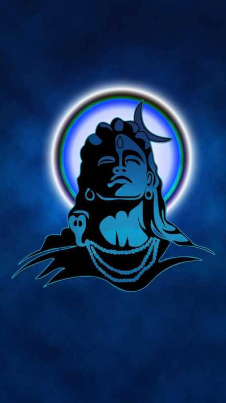 Bholenath Shiva 3d Portrait Background