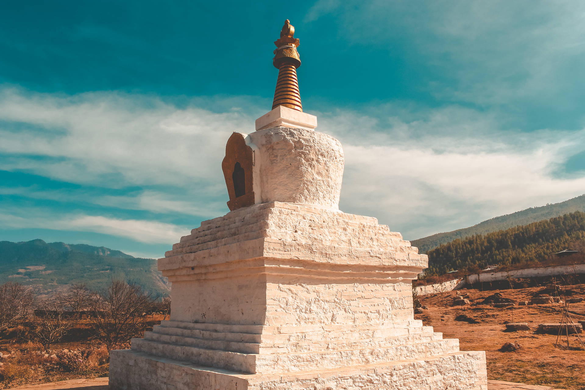 Bhutan Stupa Structure