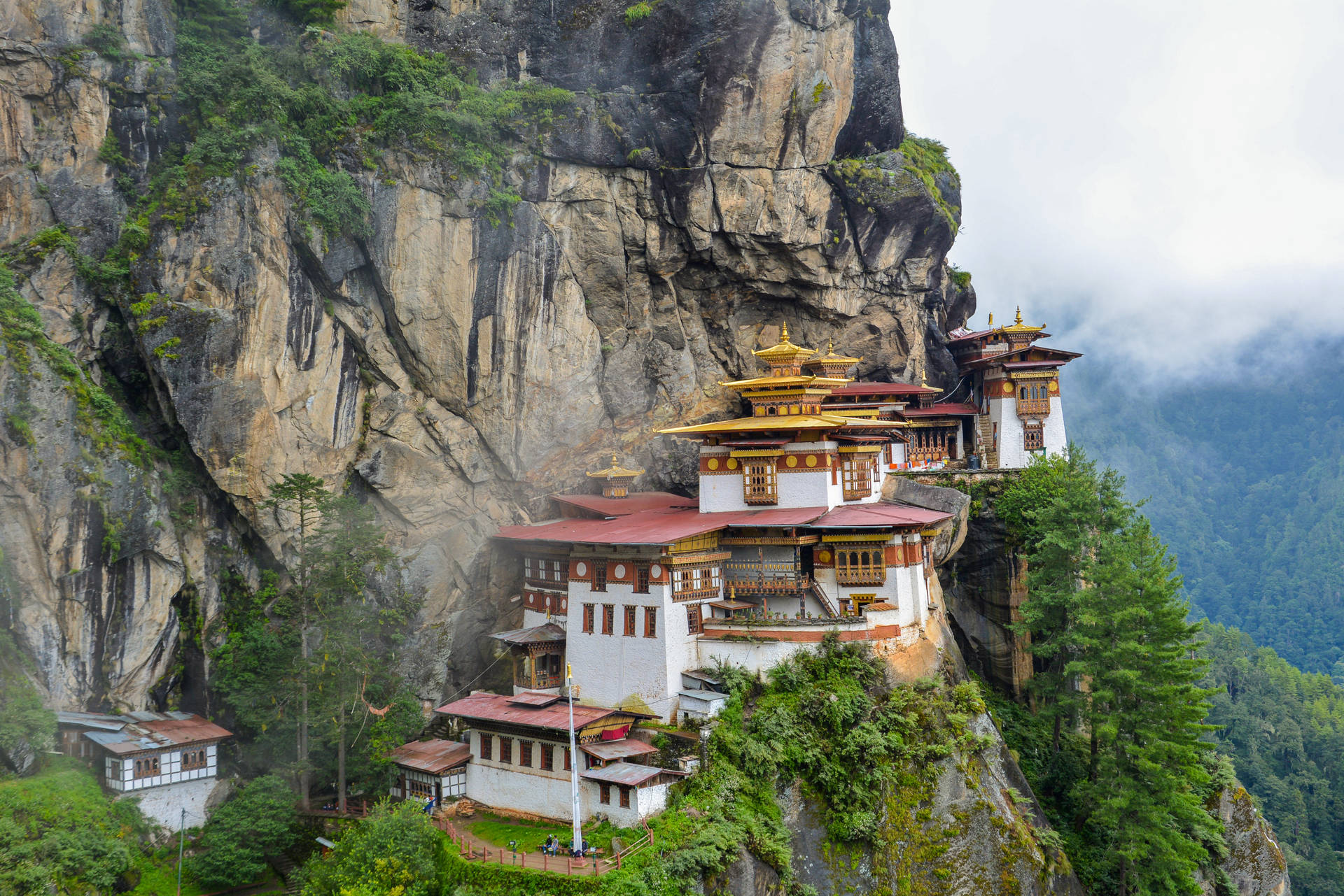 Bhutan Tiger's Nest Background