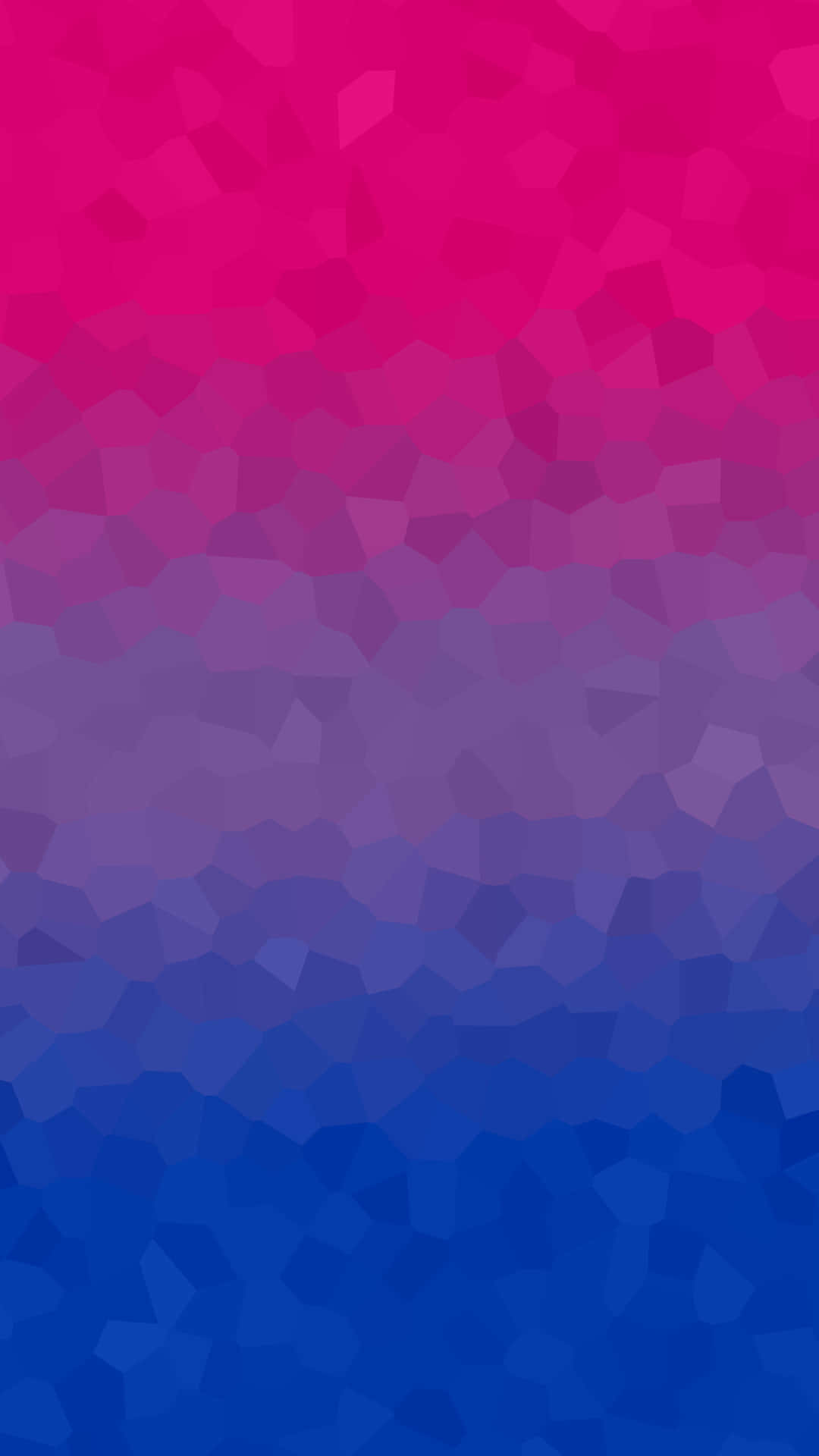 Bi Flag Color In A Low Poly Background