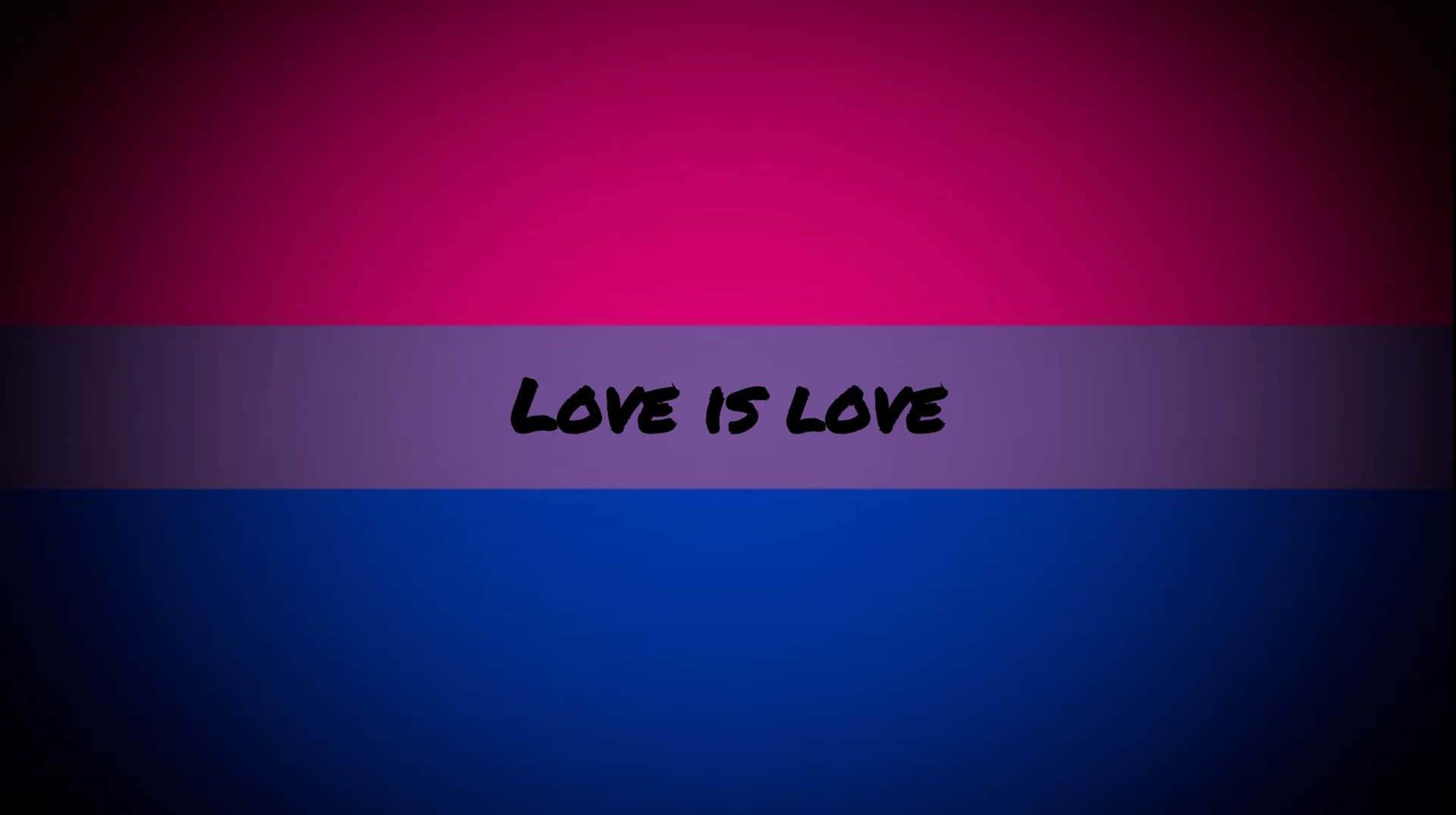 Bi Flag Love Is Love Background