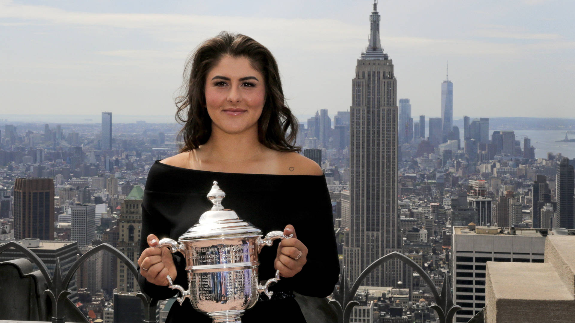 Bianca Andreescu Empire State Building Background