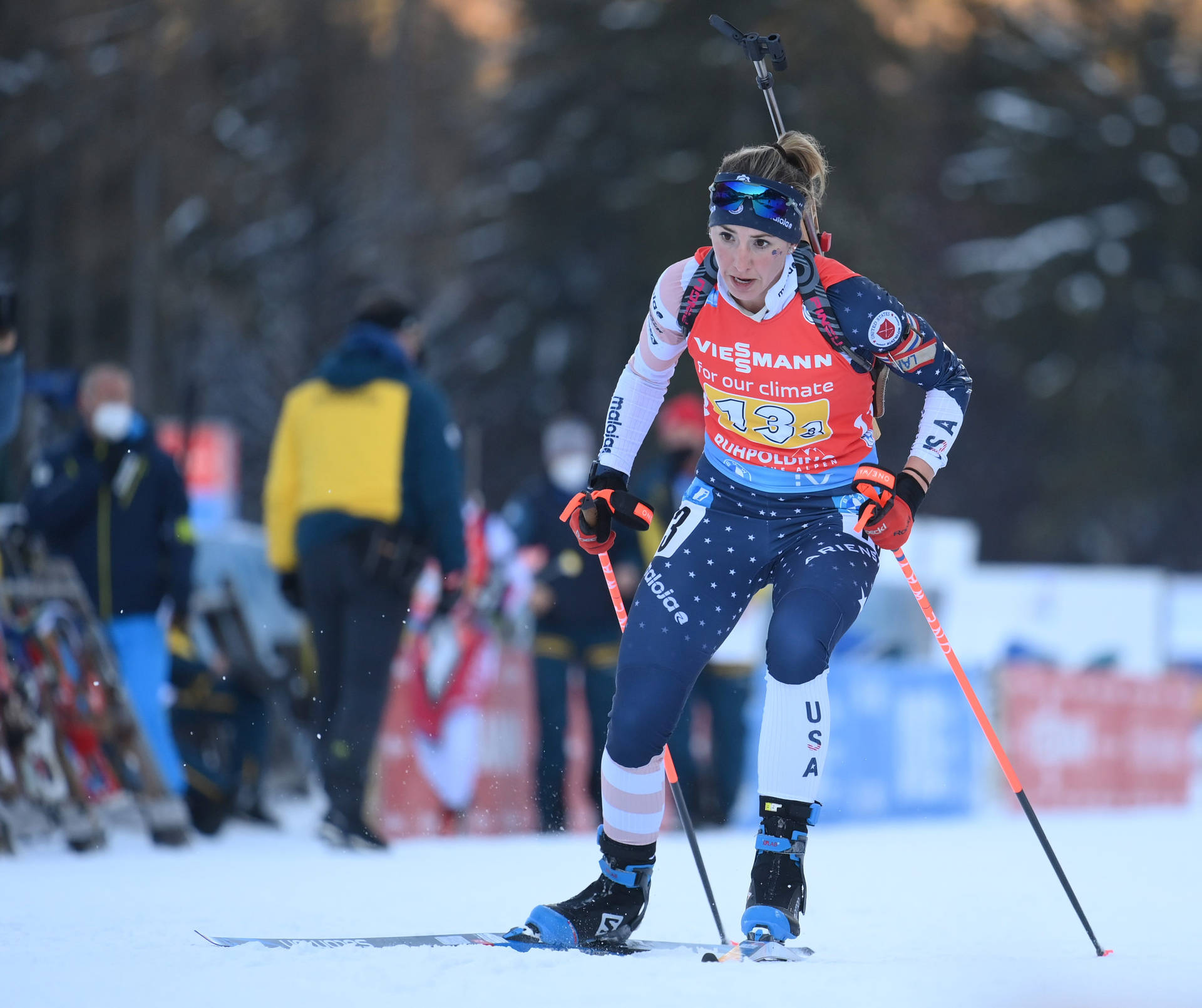 Biathlon Athlete Deedra Irwin Competing At The Ibu World Cup