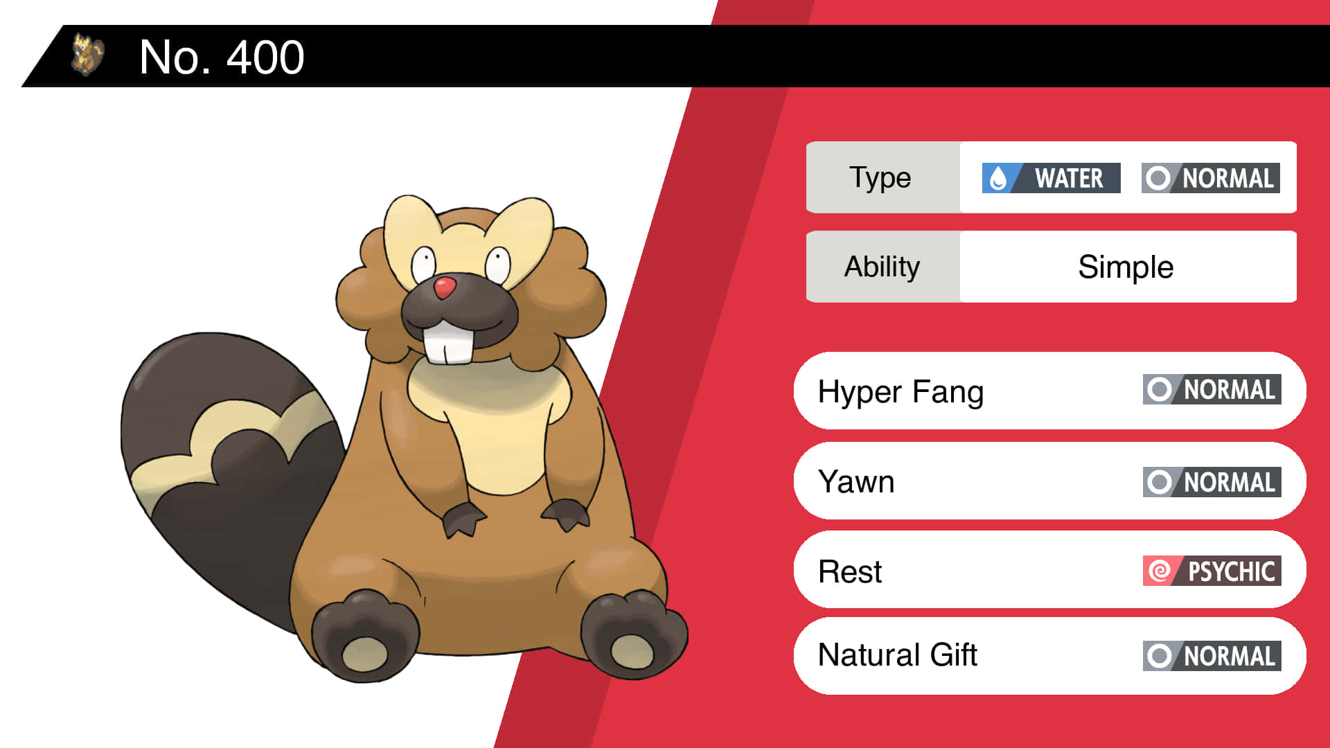Bibarel Pokemon Profile