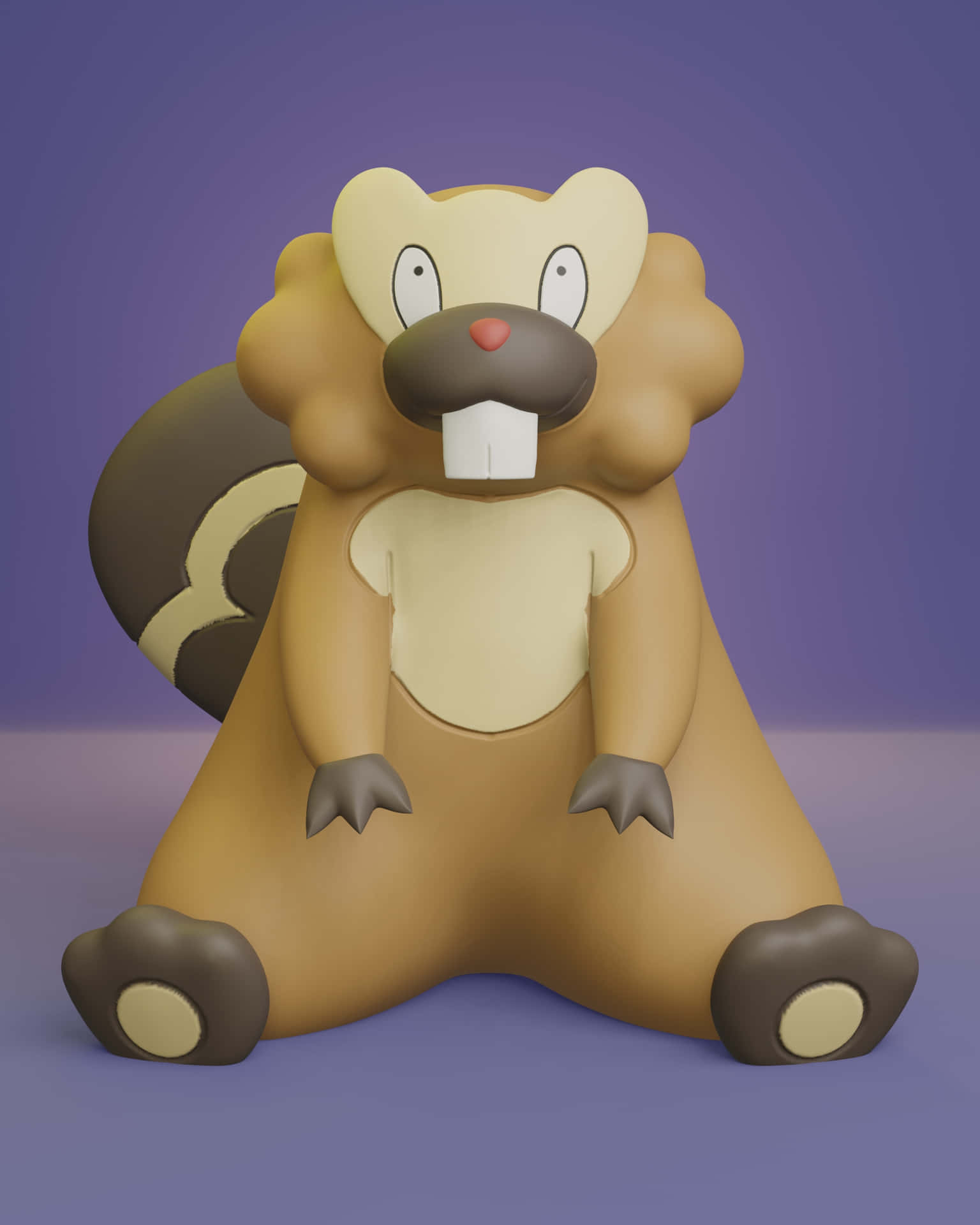 Bibarel Pokemon Sitting Background
