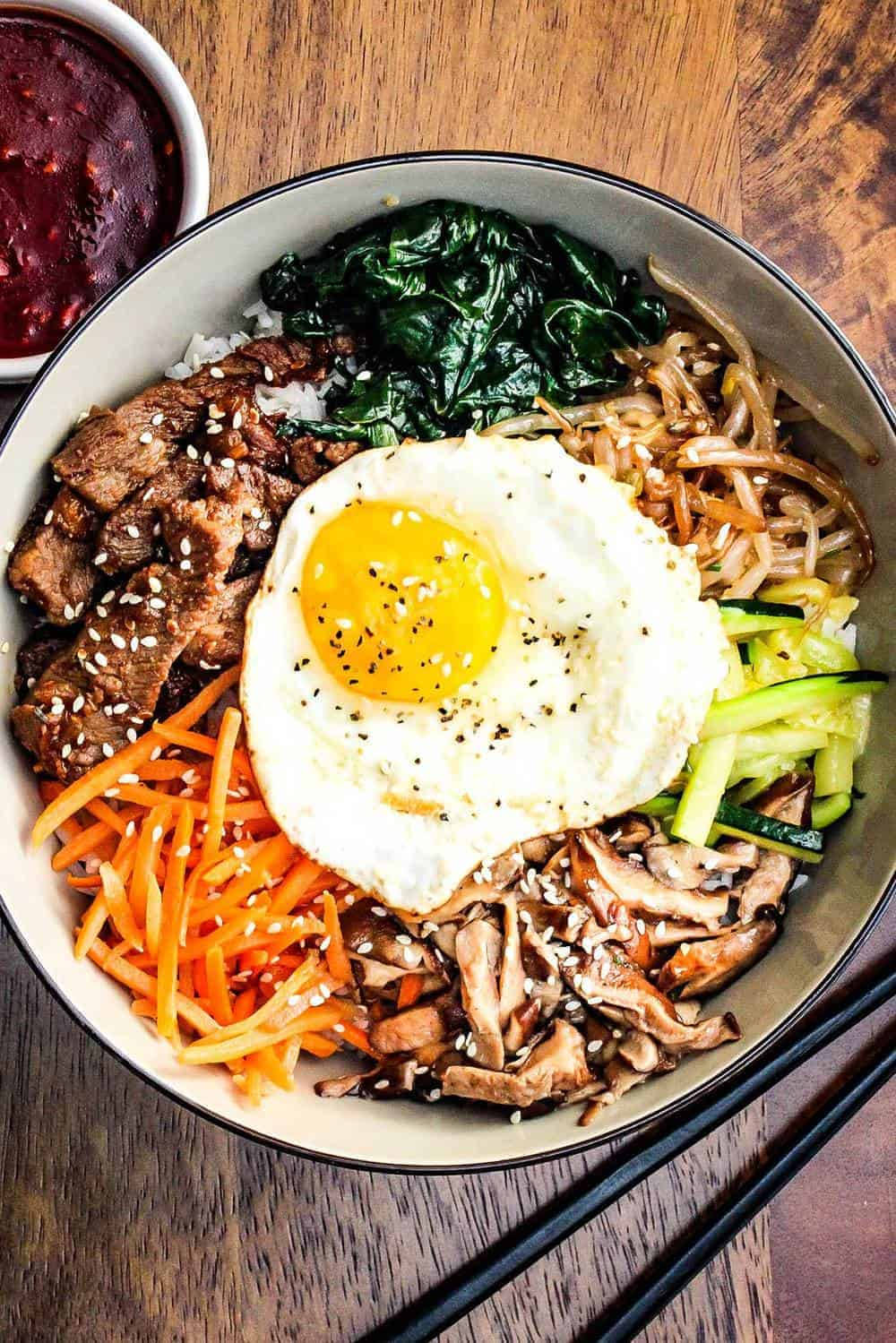 Bibimbap - A Delicious Medley Of Flavor Background