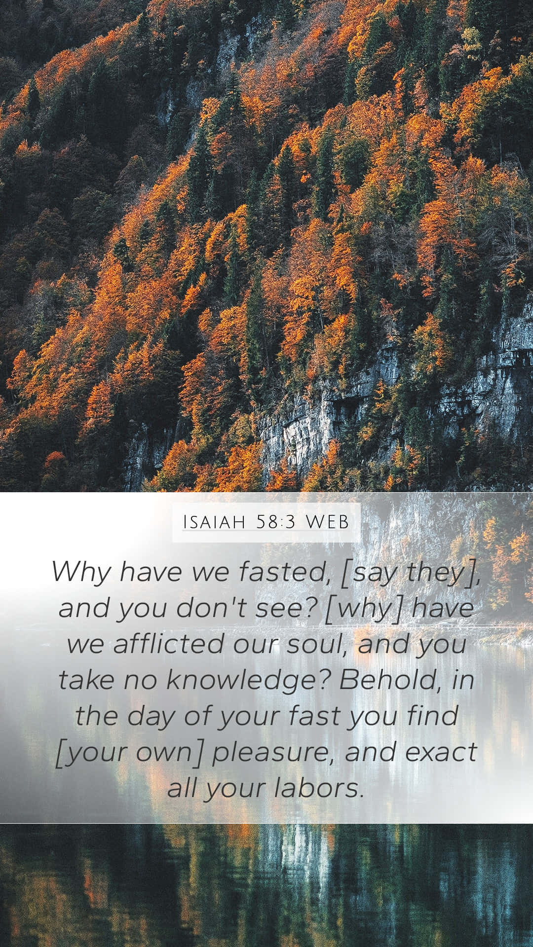 Bible Verse From Isiah That People Must Exact Their Labors Background