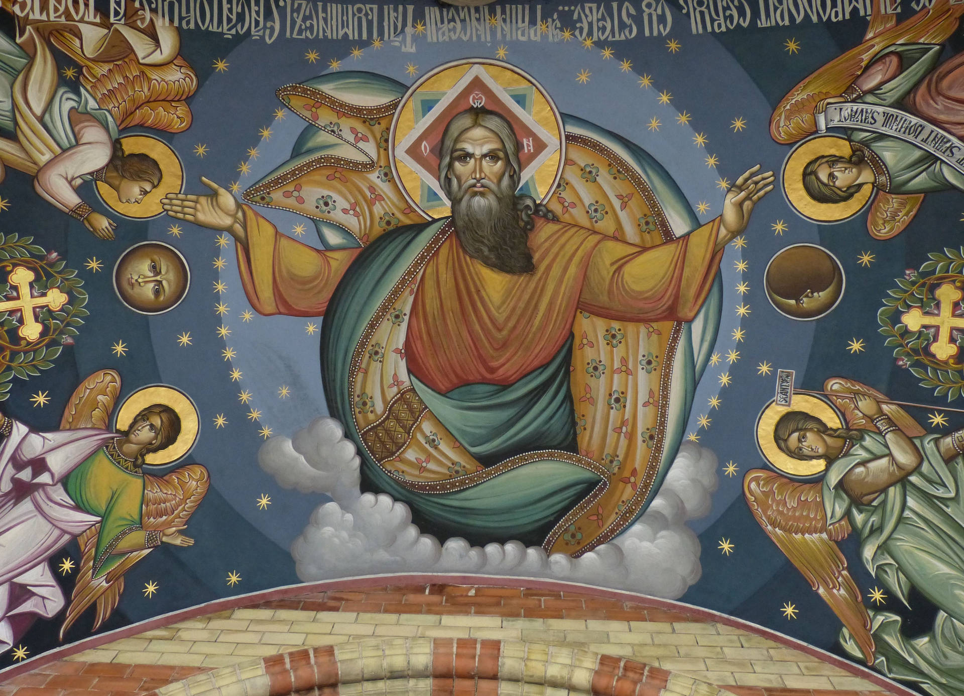 Biblical Angels Mural Painting