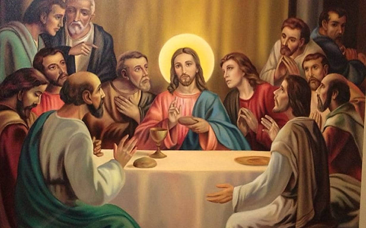 Biblical The Last Supper Background