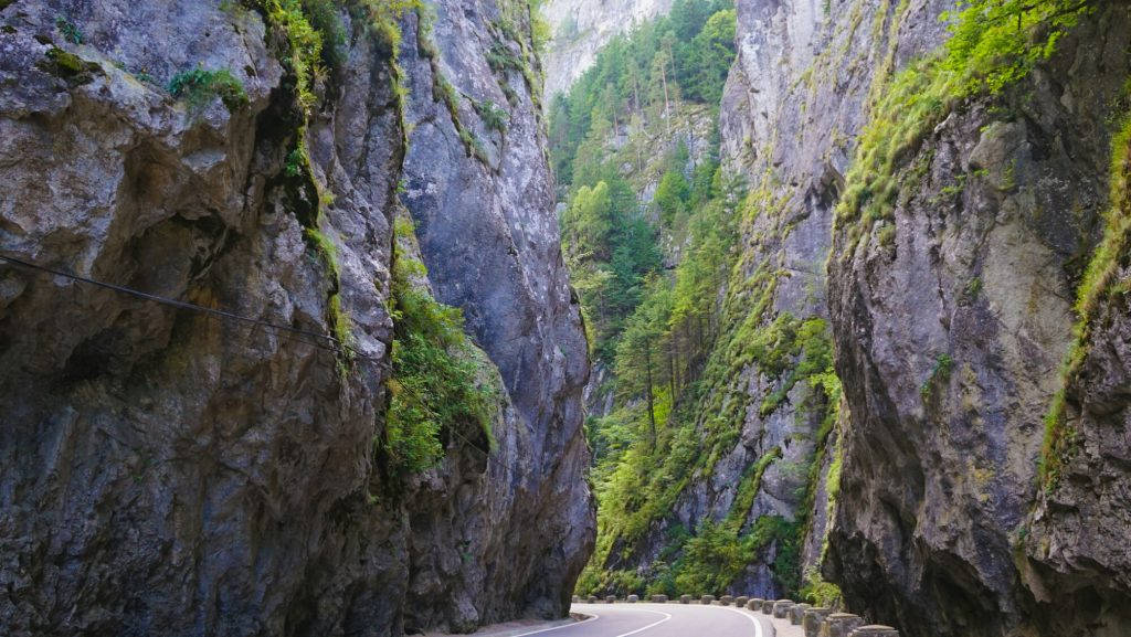 Bicaz Gorge Valley Romania Background