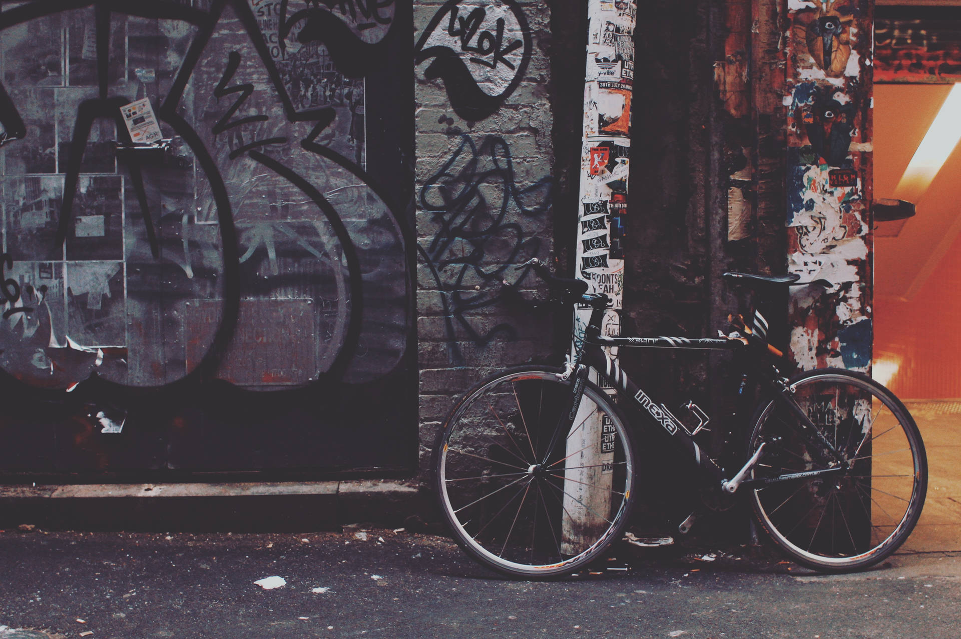 Bicycle Graffiti Laptop