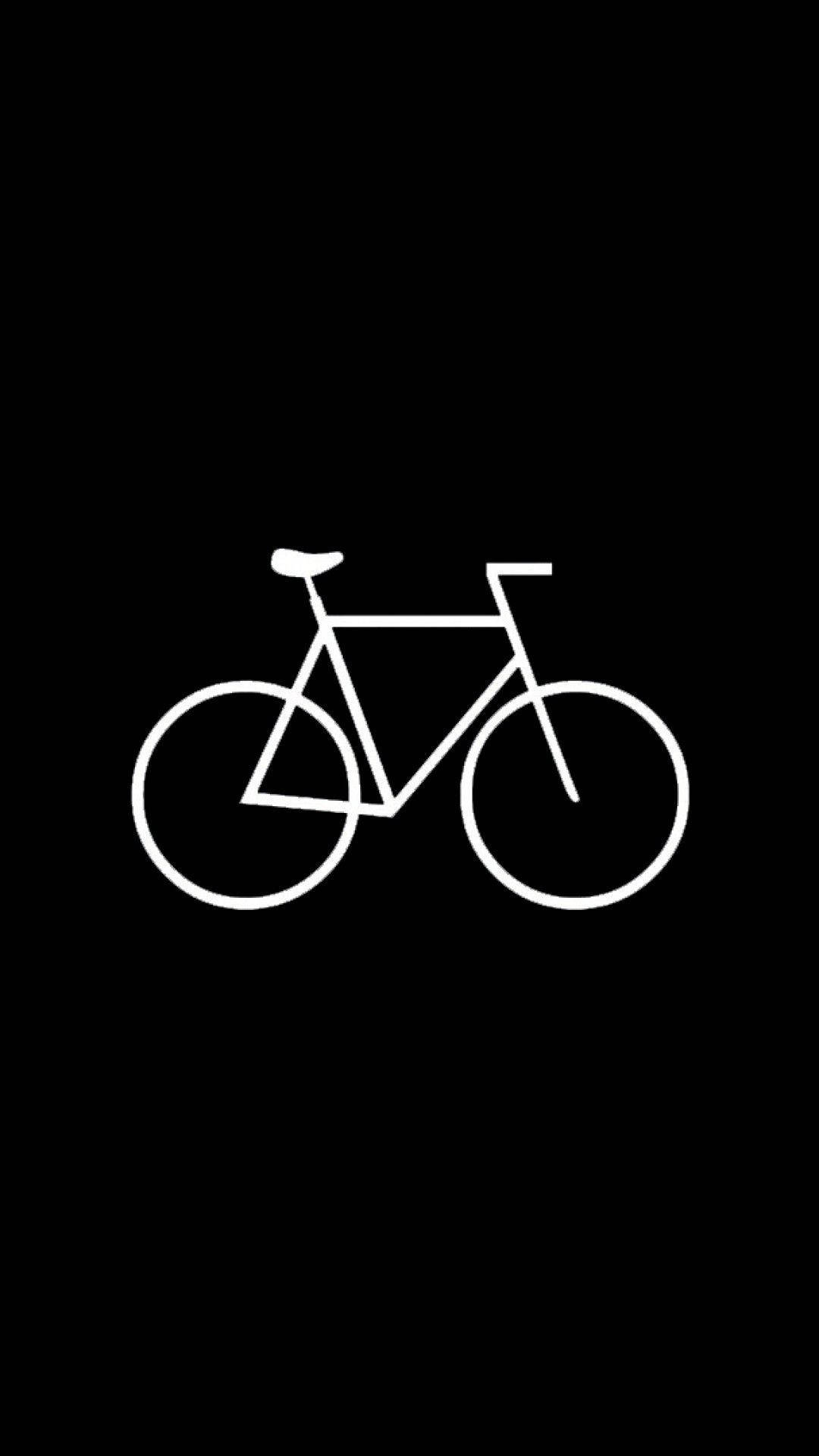 Bicycle Iphone Minimalist Digital Art Background