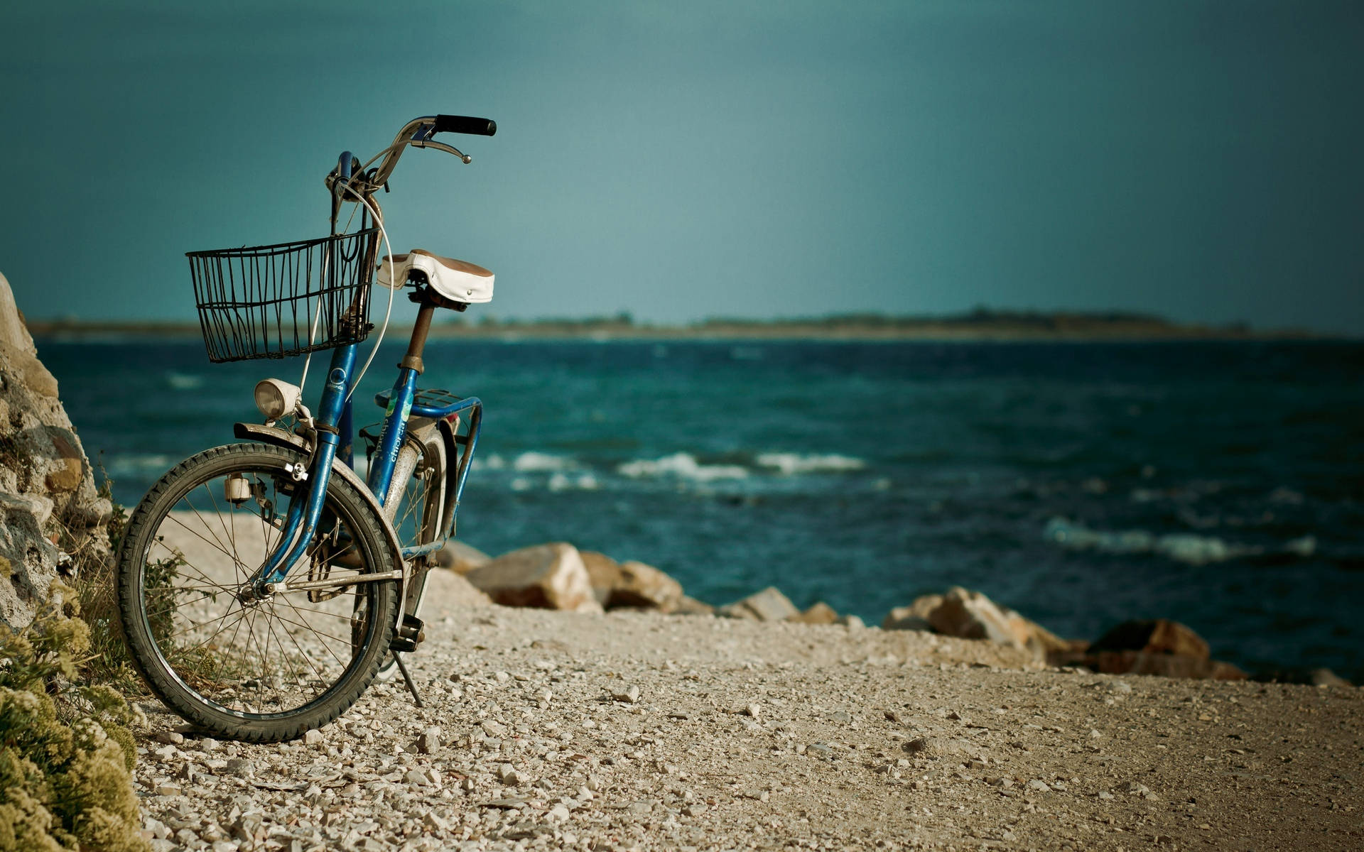 Bicycle On A Beach