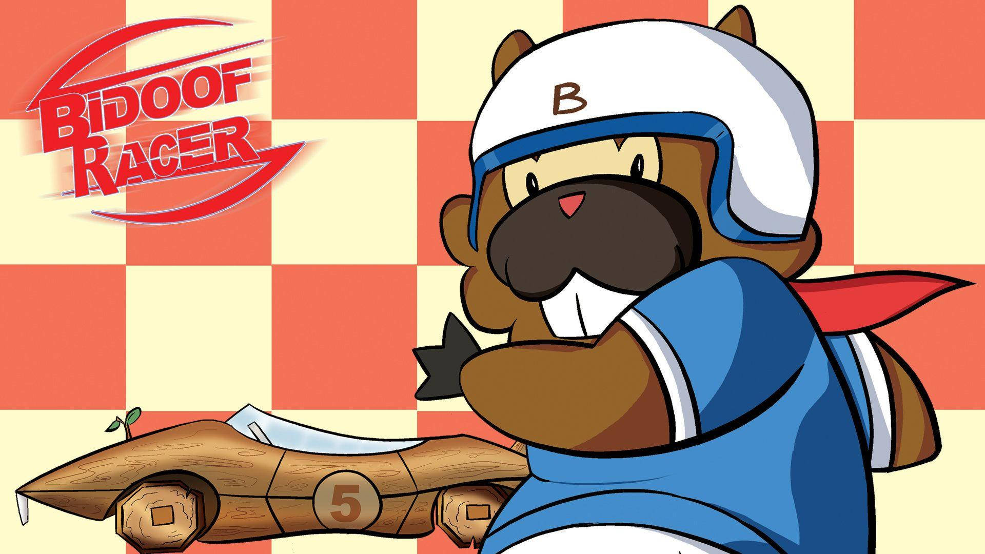 Bidoof As A Racer Background