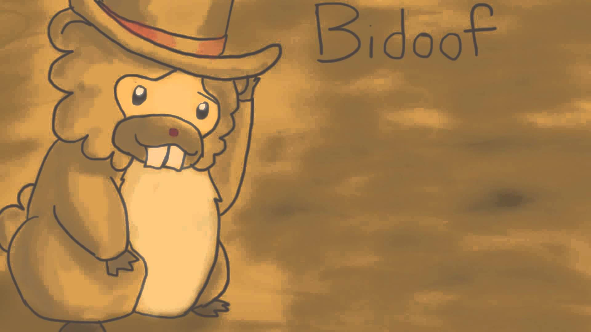 Bidoof Digital Drawing