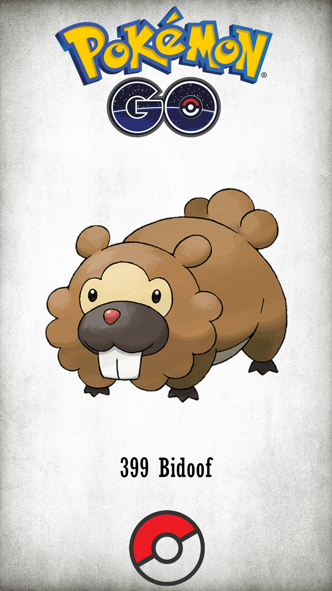 Bidoof For Pokemon Go