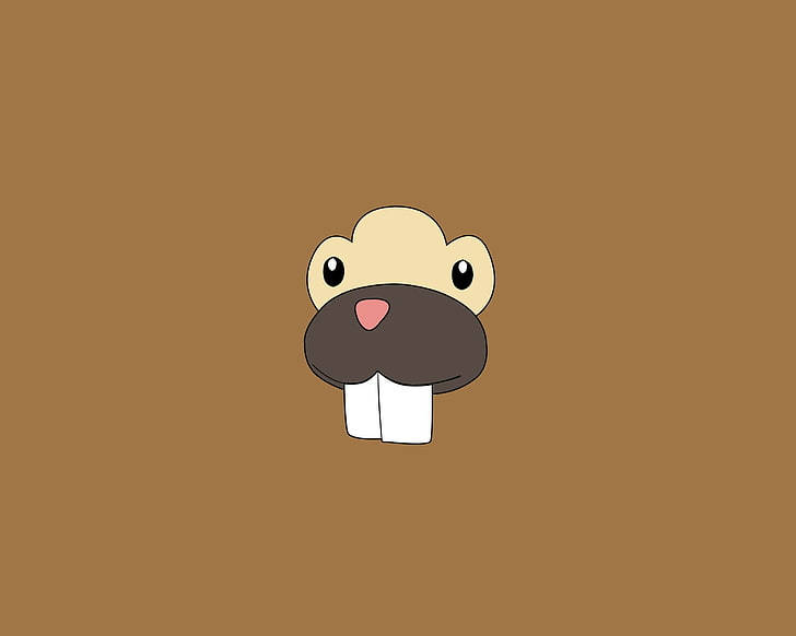 Bidoof Phone Screen Art