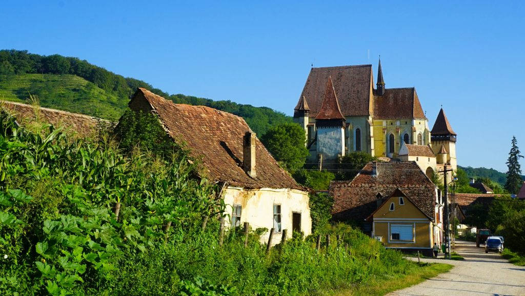Biertan Village Romania Background