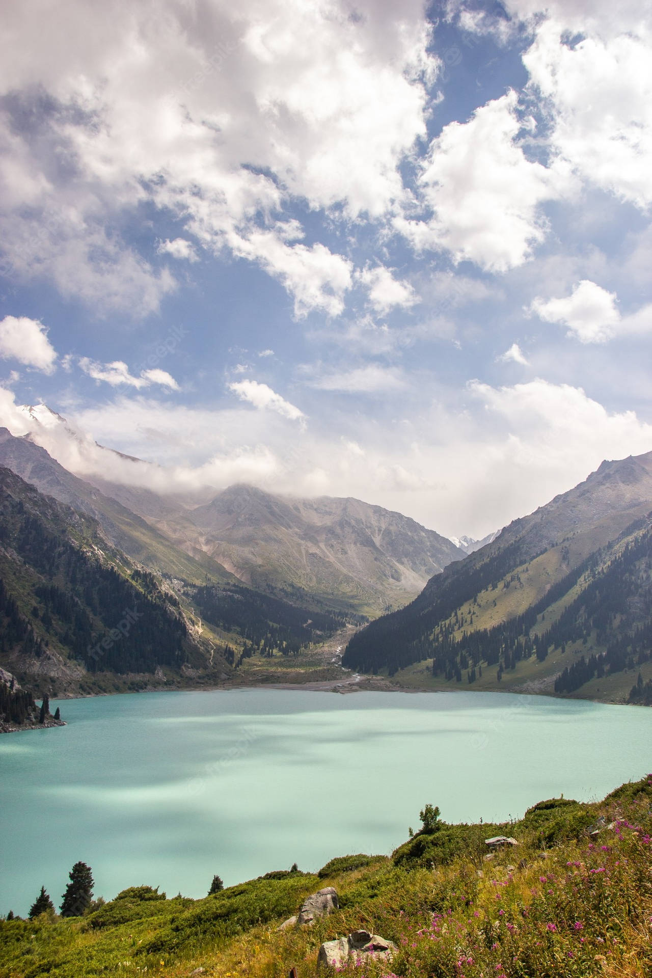 Big Almaty Lake Kazakhstan