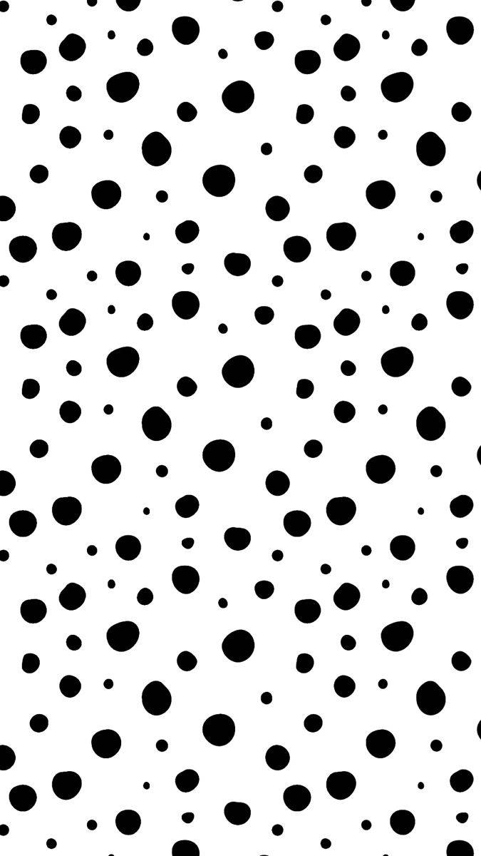 Big And Small Black Dot Iphone Background