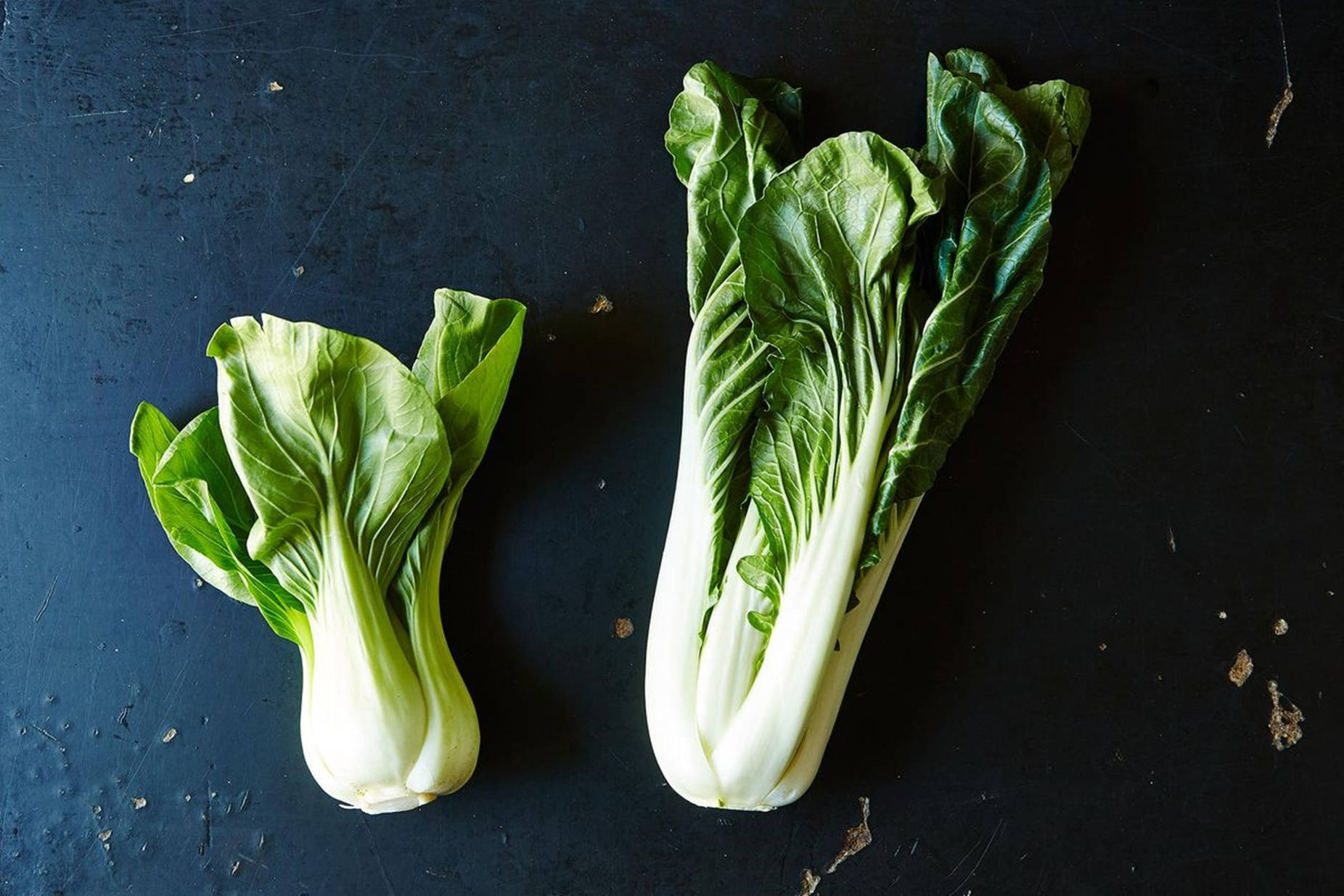 Big And Small Bok Choy Cabbage Vegetables