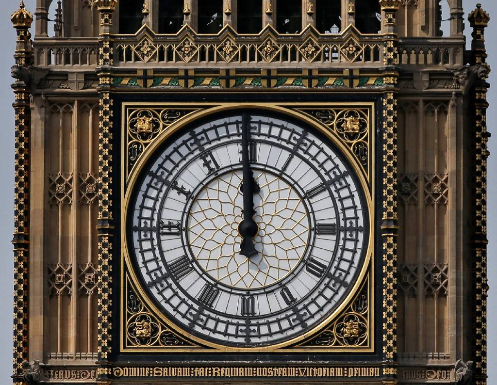 Big Ben Ornate Clock Background