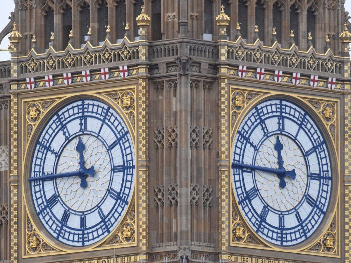 Big Ben Quarter To Twelve Background