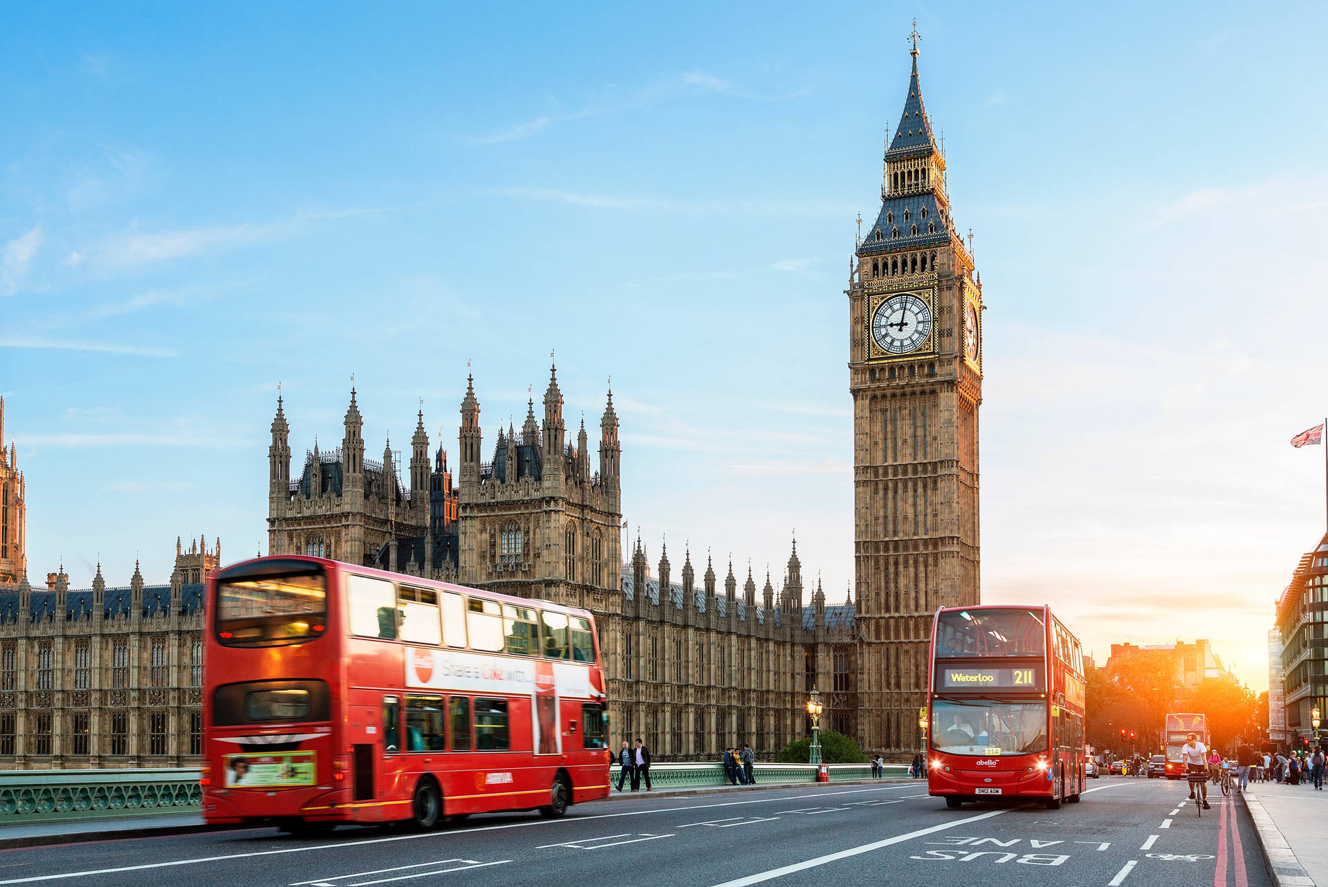 Big Ben Sunrise Background