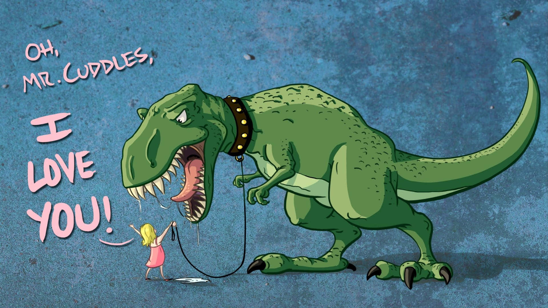 Big Cute Dinosaur Desktop Background