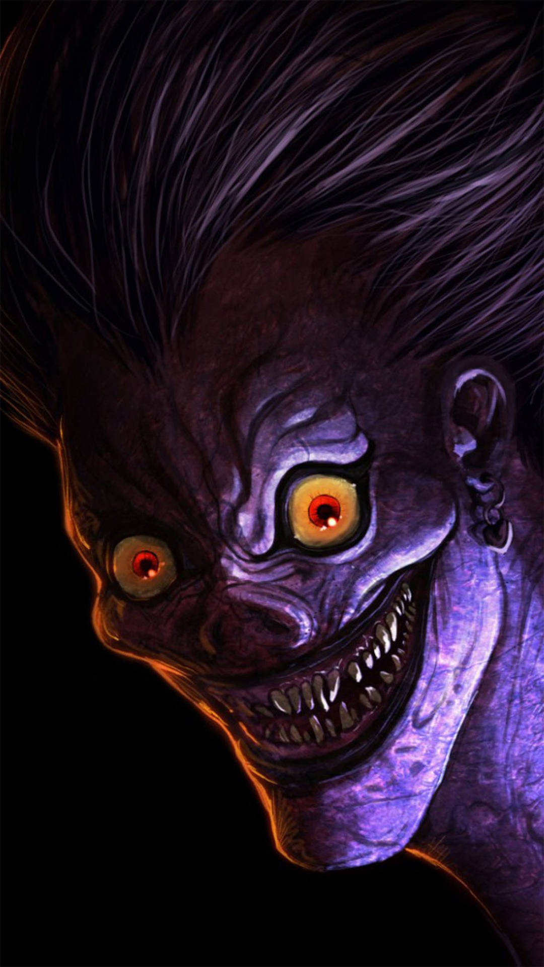 Big Eyed Ryuk Death Note Iphone Background