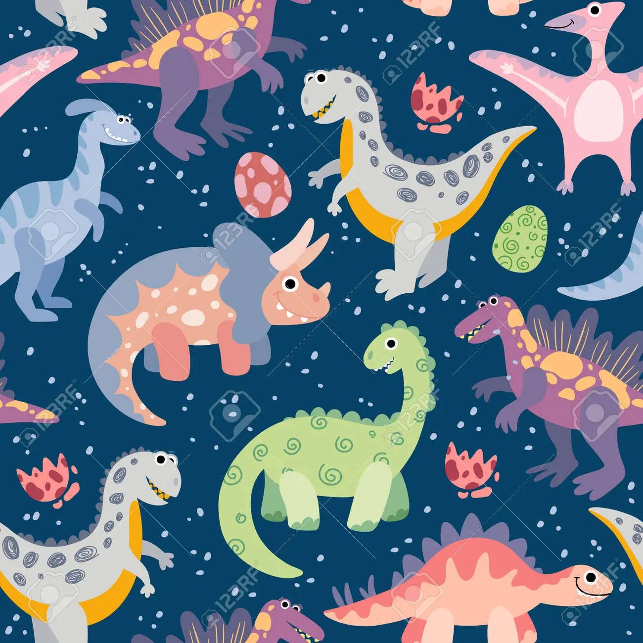 Big Funny Dinosaur Background