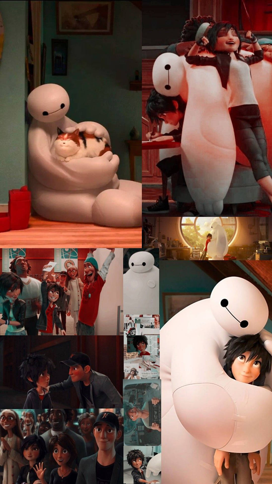 Big Hero 6 Scenes Collage