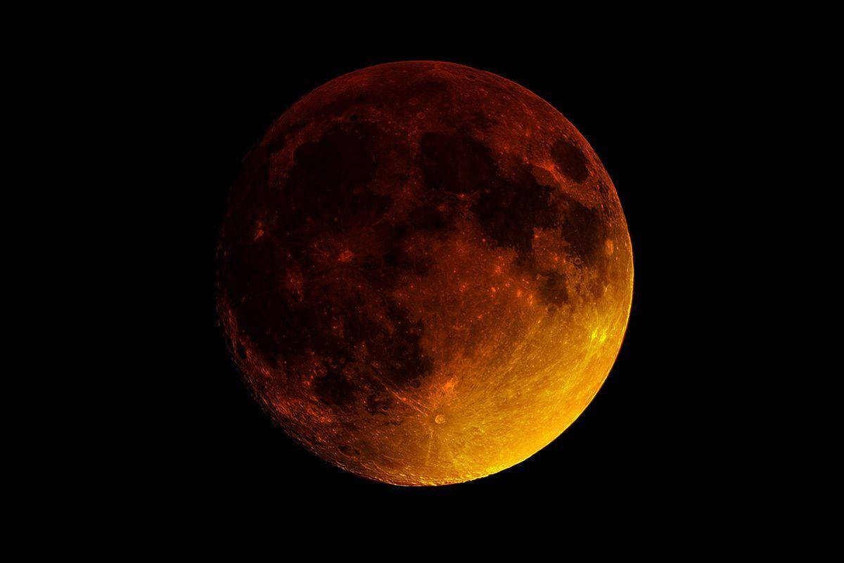 Big Lunar Eclipse Background