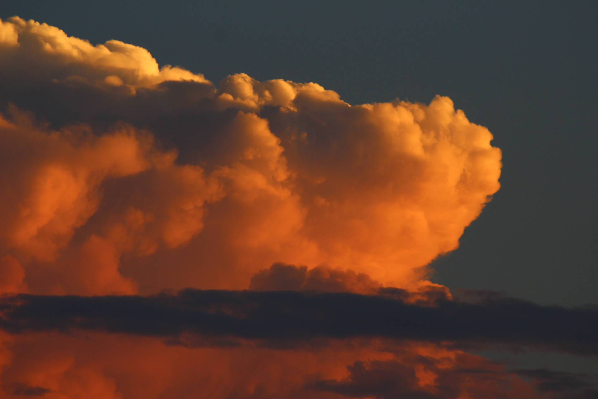Big Orange Clouds Aesthetics