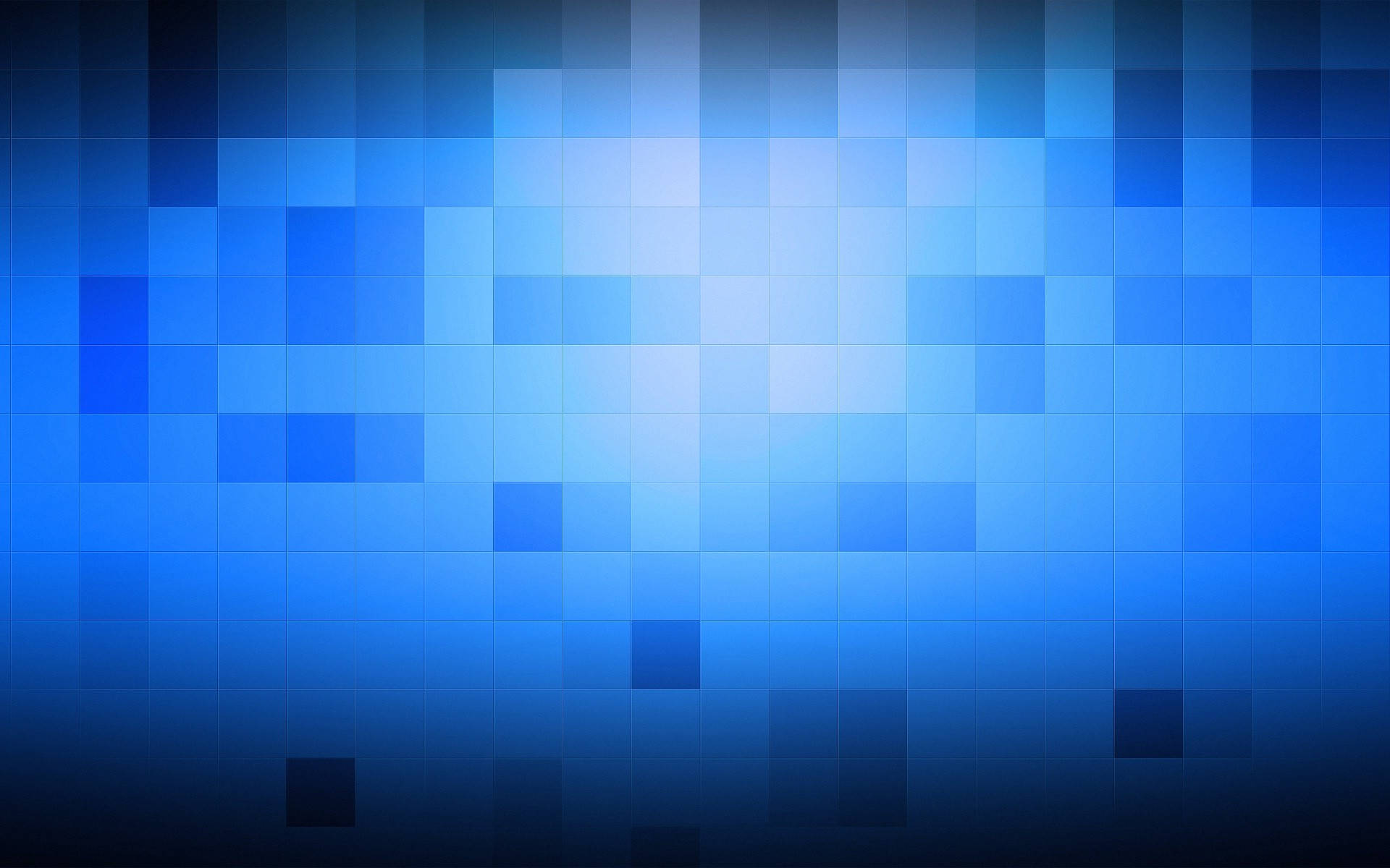 Big Pixels Blue Color Hd