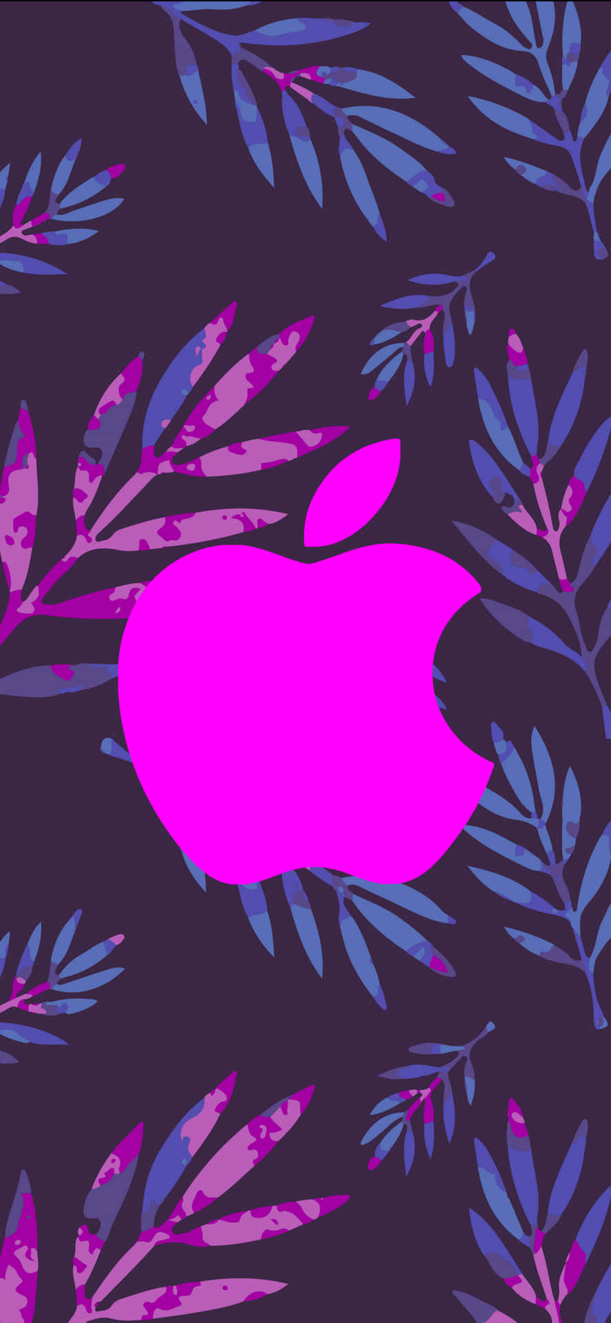 Big Purple Logo Amazing Apple Hd Iphone