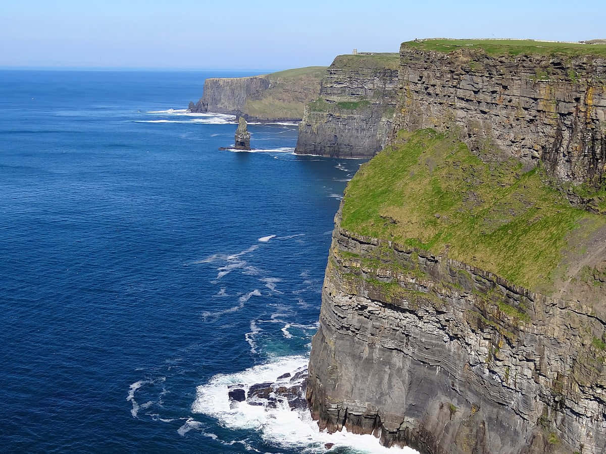 Big Rock Ocean Boulders Cliff Of Moher