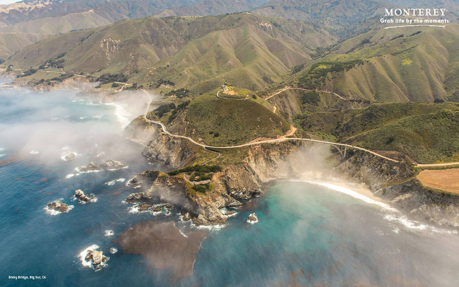 Big Sur Coastline Macos Monterey Background